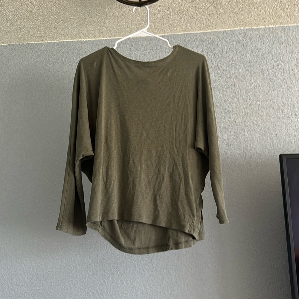 Sage green long sleeve shirt